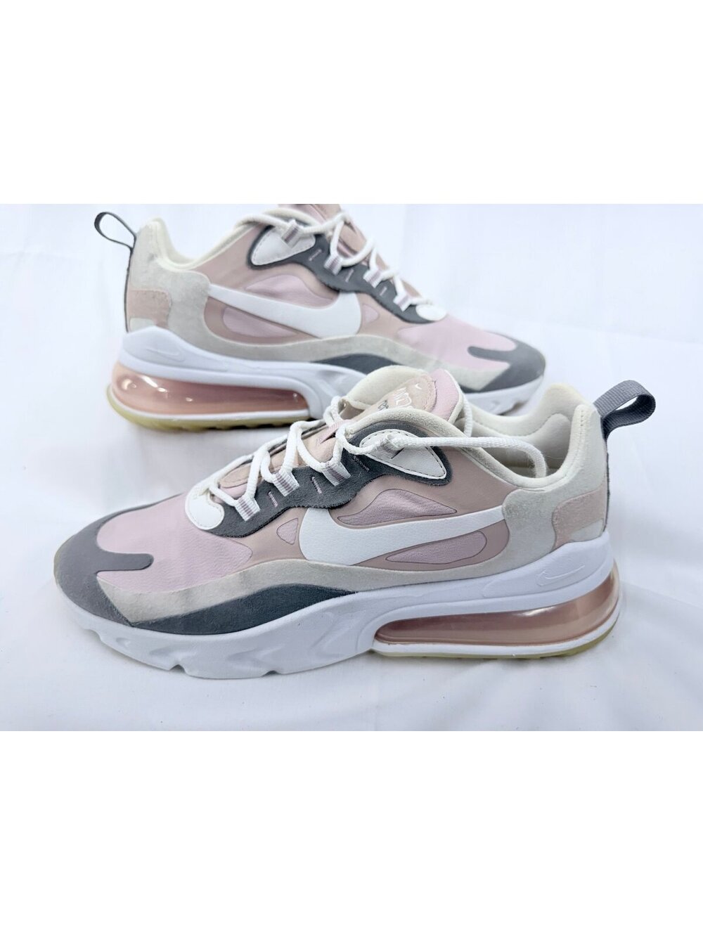 NIKE Air Max 270 React 'Plum Chalk' Running Shoes Size 9.5